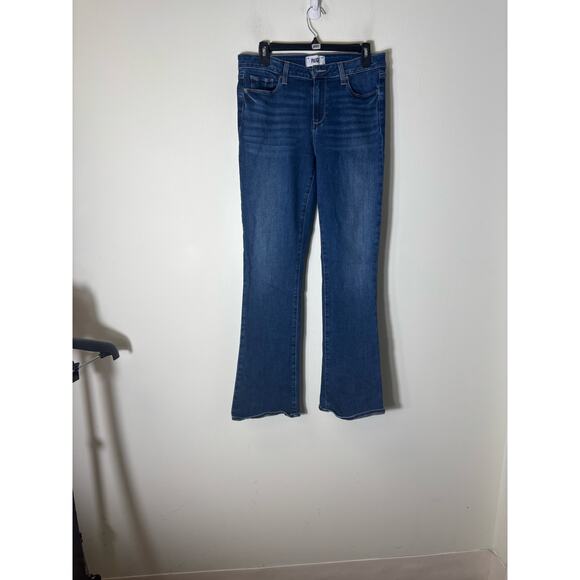 Paige Manhatton Boot Cut Blue Jeans Sz 30 - Picture 1 of 2